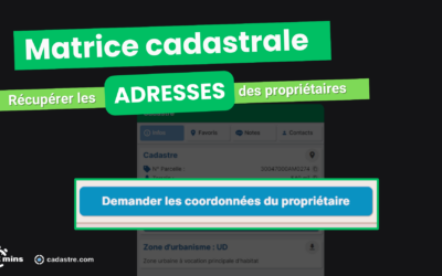 Tuto : Demande de matrice cadastrale